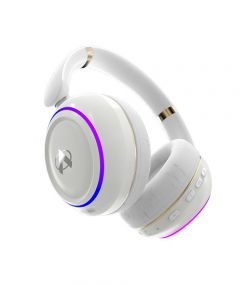 Audionic Hammer Wireless Headphone-Milky White - On Installments - IS-0240